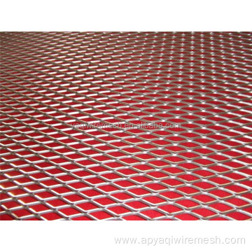 Galvanized stretched expanded metal mesh diamond Hole